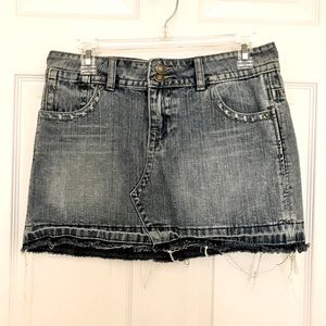 VGUC Rue21 Denim Mini Skirt